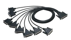 Advantech OPT8C-AE DB62 to 8XDB25 RS232 Cable