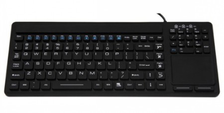 Inputel SK308 Silicone Keyboard + Trackpad IP68 - USB – Keyboards | ACP Online