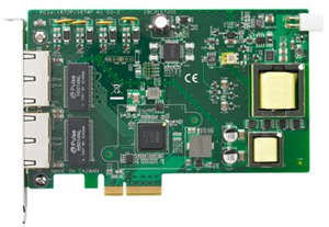 Advantech PCIE-1674PC-AE 4 Port PCIE GBE POE Card