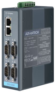 Advantech EKI-1224-BE 4 Port Modbus Gateway